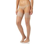 Levante Damen Vanita' 15 Autoreggente 100% Made In Italy Halterlose Strümpfe, DEN, Transparent (Naturel NAT), Small (Herstellergröße: 1)