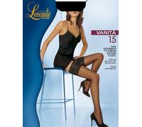 Levante Vanita 15 halterlose Strümpfe-L-weiss