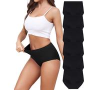 Levao Nahtlos Slips Unterhosen Damen Hohe Taille Seamless Unterwäsche Damen | Unterhosen Frauen High Waist,Bikini Bequeme, No Show Panties,Weiches Unsichtbarer Slip,Mehrpack 6er Pack S-XXL,Alltag,Sport