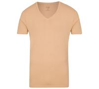 Level Five Body Fit - T-Shirt - V-Ausschnitt - caramel OLYMP