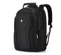 LEVEL8 Handgepäck Rucksack Laptoptasche15,6 Zoll, 30L Reiserucksack Schulrucksack Herren Damen, Weekender Business Reisen, Schwarz