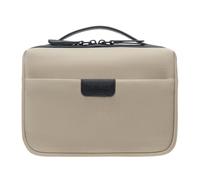 LEVEL8 Reise Kulturbeutel zum Aufhängen Kulturtasche Damen Herren Kinder, Hängender Reisezubehör Kompakte Tragbare Kosmetiktasche, Groß Badezimmer-Aufbewahrungstasche, Braun,S