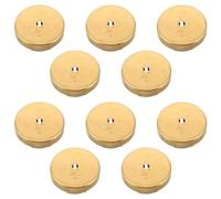 Levemolo 10 Stück Elegante Manschettenknöpfe aus Messing in Gold mit Einfachem Flip Top Mechanismus für Damen und Herren Vielseitig für Hochzeiten und Geschäftstreffen Geeignet