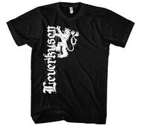 Leverkusen Ewige Treue Herren T-Shirt | Leverkusen Trikot Fanartikel Fussball Stadt Skyline Leverkusen Meister T-Shirt | Schwarz (4XL)