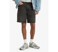 Levi's Jeansshorts 468 LOOSE SHORTS Damen Größe 31 Schwarz 100% Baumwolle Loose Fit