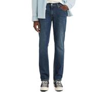 LEVI´S 511 Herren Jeans-Hose im 5-Pocket-Style Baumwoll-Hose Slim-Fit Denim-Hose 45115656 Dunkelblau W33/L32