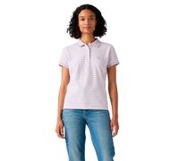 Poloshirt LEVI'S "LEVI'S HM POLO", Damen, Gr. XS (34), marigold stripe lavender blau, Piqué, Obermaterial: 95% Baumwolle, 5% Elasthan, slim fit normal, ohne Ausschnitt, angesetztes Bündchen, Shirts, P