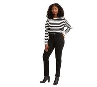 Levi’s 724 - Gerade Schwarze Jeans mit hohem Bund W26 / L30 Slim Fit