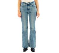 Schlagjeans LEVI'S "726 HR FLARE" Gr. 27, Länge 30, blau (blue wave light) Damen Jeans (99188706-27)