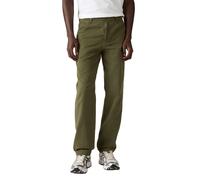 Chinohose LEVI'S "LV Hose XX CHINO AUTHENTIC RLX", Herren, Gr. 34, Länge 30, olive night auth twill gd, Web, Obermaterial: 100% Baumwolle, unifarben, bequem knöchellang, Hosen Chinohose, bequeme Passf