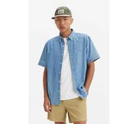 Levi's Herren SS Authentic Hemd mit Button-Down-Kragen, ELI MEDIUM Blue WASH, S
