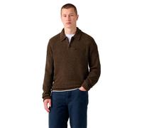 Levi's® Regular Fit Troyer aus reiner Baumwolle mit Brusttasche in Schoko, Größe XL