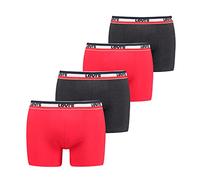 Levi's Herren Boxer Underwear, Red / Black, XXL