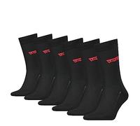 Levi’s Classic-Socken, Normalschnitt, langlebige Socken aus Bio-Baumwolle mit recycelten Anteilen, 6er-Pack