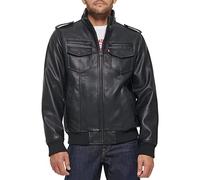 Levi’s, Herren-Bomberjacke aus Kunstleder im Aviator-Stil (in regulären sowie großen und langen Größen erhältlich)