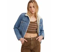 Levi’s Jeansjacke Sherpa Trucker in Stone-Waschung L Slim Fit