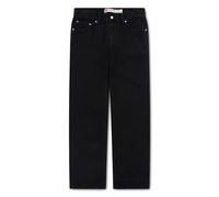 Regular-fit-Jeans LEVI'S KIDS "LVB 505 REGULAR FIT JEAN", Jungen, Gr. 16 (176), N-Gr, schwarz, Denim/Jeans, Obermaterial: 66% Baumwolle, 32% Polyester, 2% sonstige Fasern, unifarben, regular fit lang,