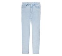 Stretch-Jeans LEVI'S KIDS "720™ HIGH RISE SUPER SKINNY", Mädchen, Gr. 10 (140), N-Gr, silber (silber linin), Denim/Jeans, Obermaterial: 67% Baumwolle, 29% Polyester, 3% Viskose, 1% Elasthan, skinny fi