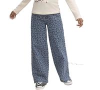 High-waist-Jeans LEVI'S KIDS "LVG HIGH RISE BAGGY", Mädchen, Gr. 12 (152), N-Gr, blazing blau, Denim/Jeans, Obermaterial: 99% Baumwolle, 1% Elasthan, Jeans High-Waist-Jeans, mit softem Griff (21659254