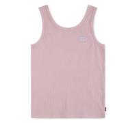 Ripptanktop LEVI'S KIDS "LVG MEET AND GREET RIBBED TANK", Mädchen, Gr. 6 (116), coral blush, Obermaterial: 95% Baumwolle, 5% Elasthan, Rundhals, Tops, for GIRLS (41352932-6) coral blush
