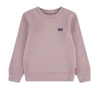 Sweatshirt LEVI'S KIDS "LVB MINI LOGO CREWNECK SWEAT", Jungen, Gr. 10 (140), quail, Sweatware, Obermaterial: 60% Baumwolle, 40% Polyester, regular fit normal, Rundhals, Rippbündchen, Sweatshirts Sweat