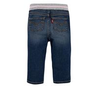 Schlupfjeans LEVI'S KIDS "PULL ON SKINNY JEANS", Jungen, Gr. 9/74, N-Gr, blau (dunkelblau uesd), Denim/Jeans, Obermaterial: 61% Baumwolle, 38% Viskose, 1% Elasthan, Basic, skinny fit, Jeans Schlupfjea