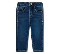 Schlupfjeans LEVI'S KIDS "LVB SLIM DOBBY PULL ON", Jungen, Gr. 18M (86), N-Gr, blau (hydra), Denim/Jeans, Obermaterial: 61% Baumwolle, 38% Polyester, 1% Elasthan, lang, Jeans Schlupfjeans, mit Stretch