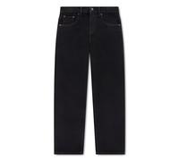 Stretch-Jeans LEVI'S KIDS "LVB STAY LOOSE TAPER JEANS", Jungen, Gr. 16 (176), N-Gr, schwarz (schwarz stretch), Denim/Jeans, Obermaterial: 62% Baumwolle, 31% Polyester, 5% Viskose, 2% Elasthan, Jeans,