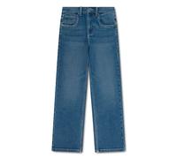 Stretch-Jeans LEVI'S KIDS "LVB STAY LOOSE TAPER JEANS", Jungen, Gr. 6 (116), N-Gr, blau (bandwagon w, o destruction), Denim/Jeans, Obermaterial: 62% Baumwolle, 31% Polyester, 5% Viskose, 2% Elasthan,