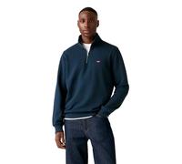 Levi's Sweatshirt ORIGINAL HM 1/4 ZIP Herren S Blau (Navy Blazer) 100% Baumwolle Regular Fit