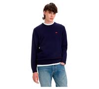 Wollpullover LEVI'S "ORIGINAL HM SWEATER" Gr. S, blau (dunkelblau) Herren Pullover Rundhalspullover in klassischer Rundhalsform (69433859-S)