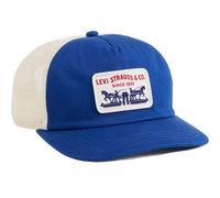 Trucker Cap LEVI'S "PRESIDIO TRUCKER", Damen, blau (true blau), Web, Baumwolle, unifarben, Caps, mit Logo Stickerei (38611545-0) true blau