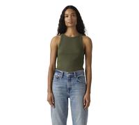 Tanktop LEVI'S "ESSENTIAL RACER TANK", Damen, Gr. XS (34), garment dye fa191913 deep depths rib, Jersey, Obermaterial: 95% Baumwolle, 5% Elasthan, slim fit normal, Rundhals, Tops Tanktop, Slim Fit (64