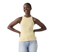 Tanktop LEVI'S "ESSENTIAL RACER TANK", Damen, Gr. XS (34), garment dye fa191913 french vanilla rib, Jersey, Obermaterial: 95% Baumwolle, 5% Elasthan, slim fit normal, Rundhals, Tops Tanktop, Slim Fit 
