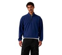 Fleecepullover LEVI'S "REDWOOD HALF ZIP", Herren, Gr. M, blau (medieval blau), Fleece, Obermaterial: 100% Baumwolle, hüftlang, ohne Ausschnitt, elastischer Bund, Sweatshirts Fleecepullover, Saumabschl