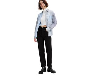 Levi’s Ribcage - Schwarze Ankle Jeans mit geradem Bein W27-L31 Straight Fit