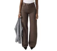 Ribcage Wide Leg H223 Hot Fudge