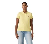 Poloshirt LEVI'S "LEVI'S HM POLO", Damen, Gr. XS (34), french vanilla, Piqué, Obermaterial: 95% Baumwolle, 5% Elasthan, slim fit normal, ohne Ausschnitt, angesetztes Bündchen, Shirts, Piqué aus elasti
