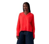 Levi's Tara Supersoft Vneck Pullover True Red