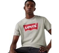 Levi’s T-Shirt Housemark in Grau mit Batwing-Print XS Regular Fit