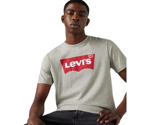 Levi’s T-Shirt Housemark in Grau mit Batwing-Print XS Regular Fit