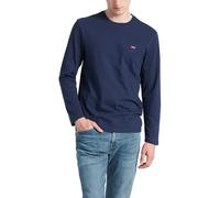 Levi's Herren Long-Sleeve Original Housemark Tee T-Shirt, Cotton + Patch Dress Blues, S