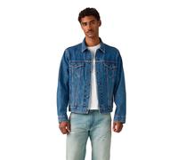 Jeansjacke LEVI'S "VINTAGE FIT TRUCKER JKT", Herren, Gr. L, million dollar t, Denim/Jeans, Obermaterial: 100% Baumwolle, unifarben, hüftlang, Rundhals, 1-Knopf-Manschette, Jacken Jeansjacke (65585951-