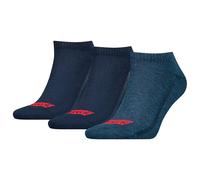 Levi's Sneaker Socken Unisex 3er Pack, Marineblau, 35/38