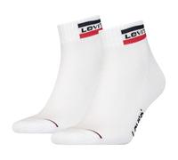 Levi's Quarter Unisex Socken Unisex Pack , Weiß, 39/42