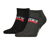 Levi´s Underwear Low Cut Sportswear Logo Half Lange Socken 2 Paare