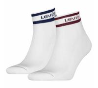 Levi´s Underwear Sport Stripe Quarter Kurze Socken 2 Paare