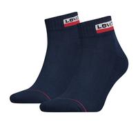Levi's LEVIS 144NDL MID CUT SPRTWR LOGO 2P Socken, Herren, Blau 35/38 EU