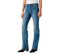 Bootcut-Jeans LEVI'S "WEDGIE BOOT", Damen, Gr. 26, Länge 30, point psk, Denim/Jeans, Obermaterial: 99% Baumwolle, 1% Elasthan, unifarben, bootcut fit lang, Jeans, im Five-Pocket Style (81185426-26) po