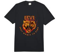 LEVI - Schöner Jungen Name mit Tiger: Will nur Spielen Comfort Colors Adult Heavyweight T-Shirt